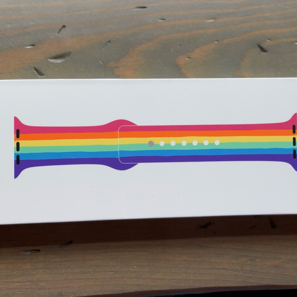 Apple Pride Silicone Watch Band